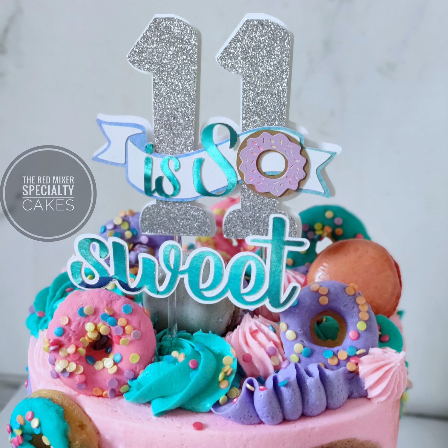 11 is so sweet cake topper