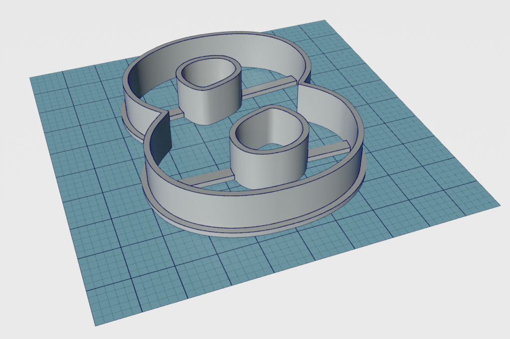 8- Number Eight Cutter STL File