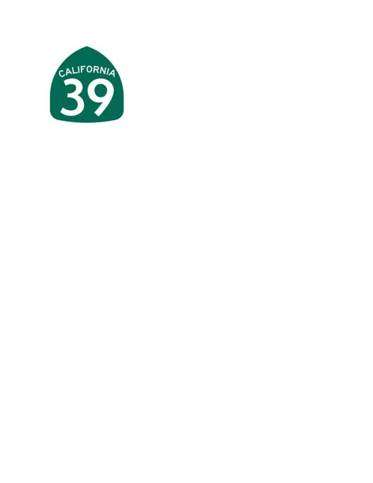 California 39 Sign Cutter STL File