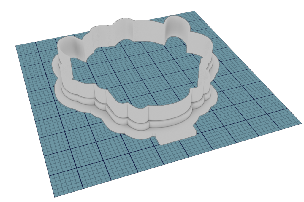 Cow with Flowers Cutter STL File
