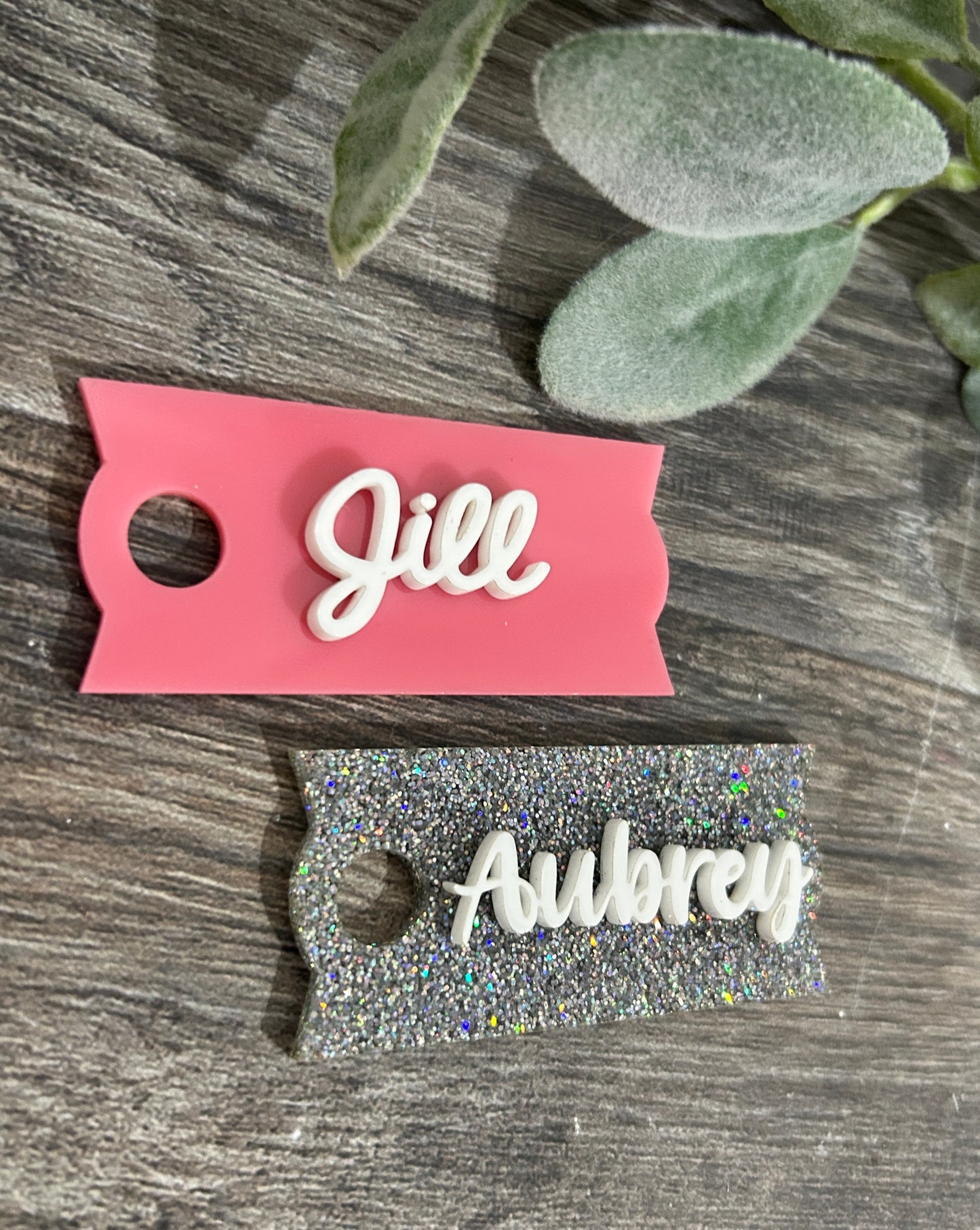 Tumbler Name Charm