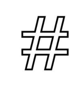 Hashtag Cutter STL File