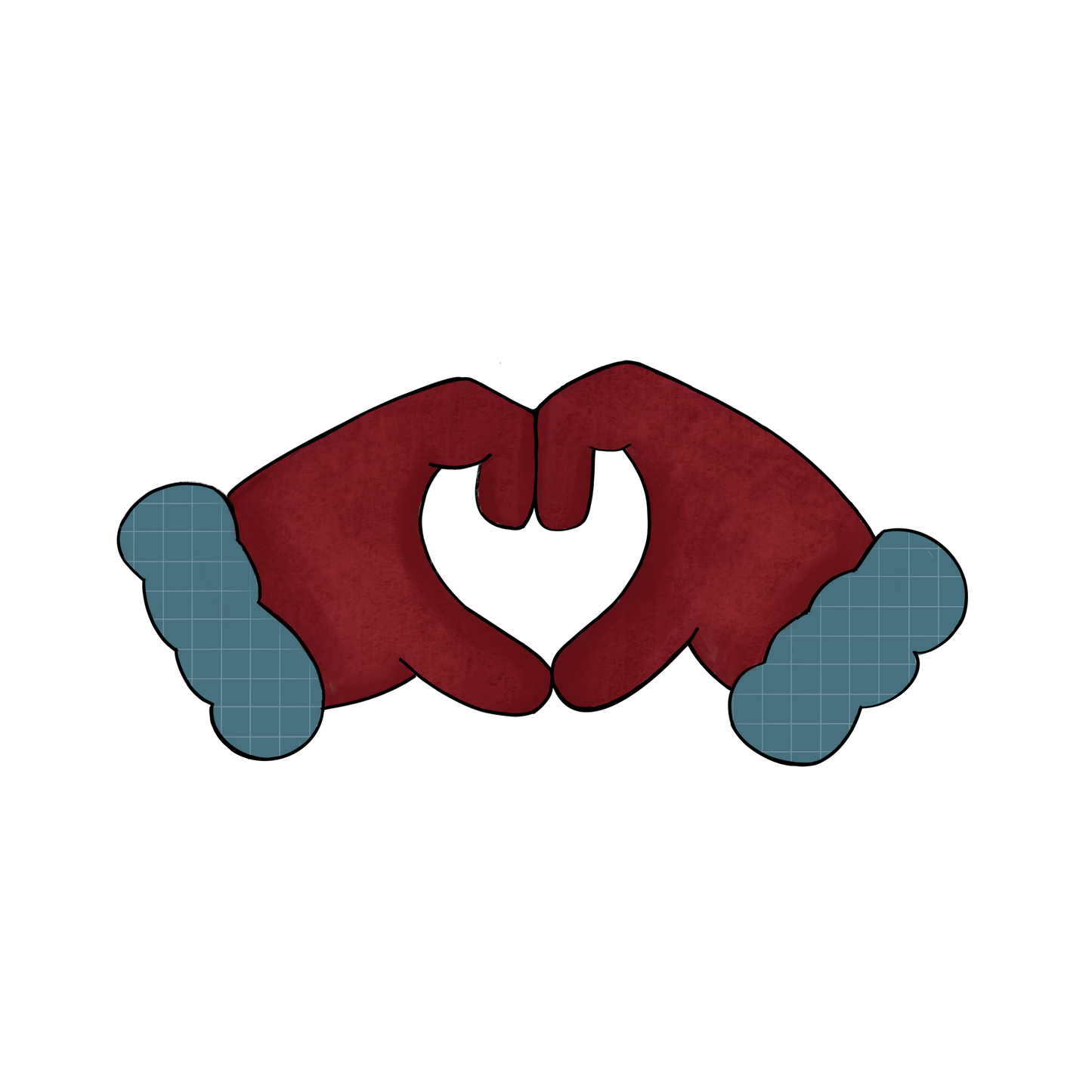 Mitten Love Cutter STL File