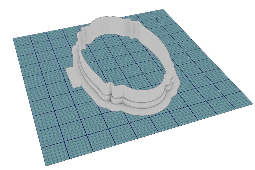 Oval Plaque Cutter STL File