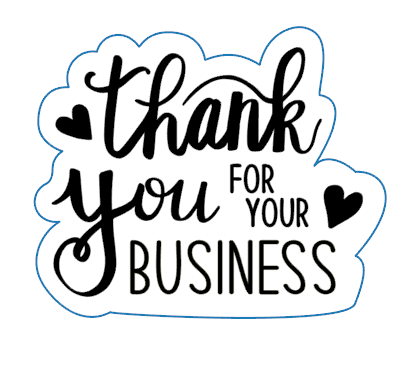 Thank You For Your Business Cutter STL File