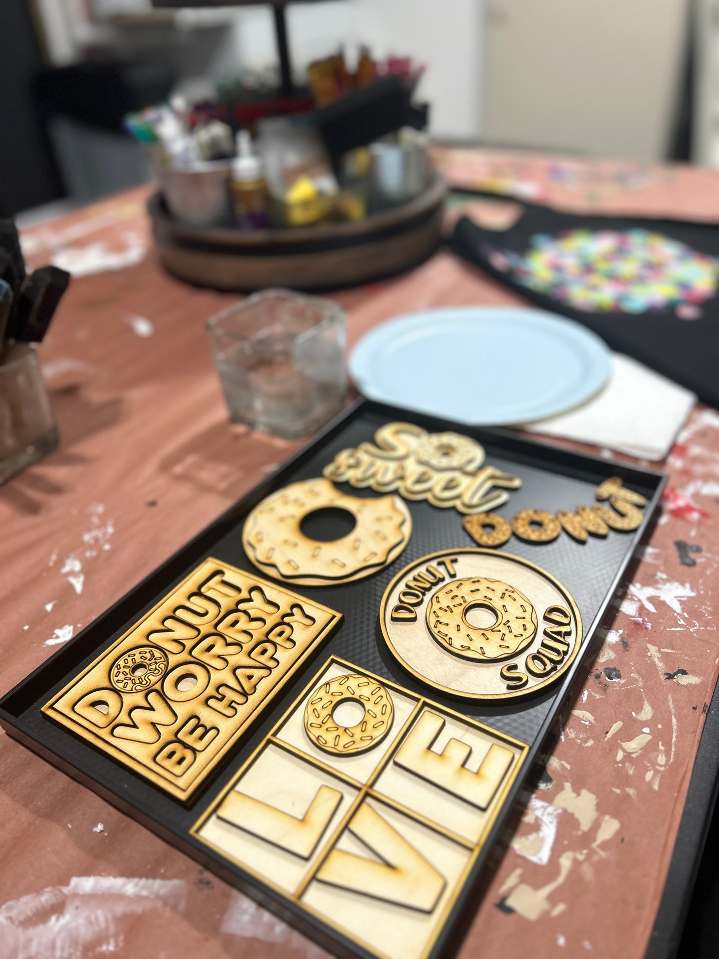 Donut Squad - Tiered Tray - DIY Kit