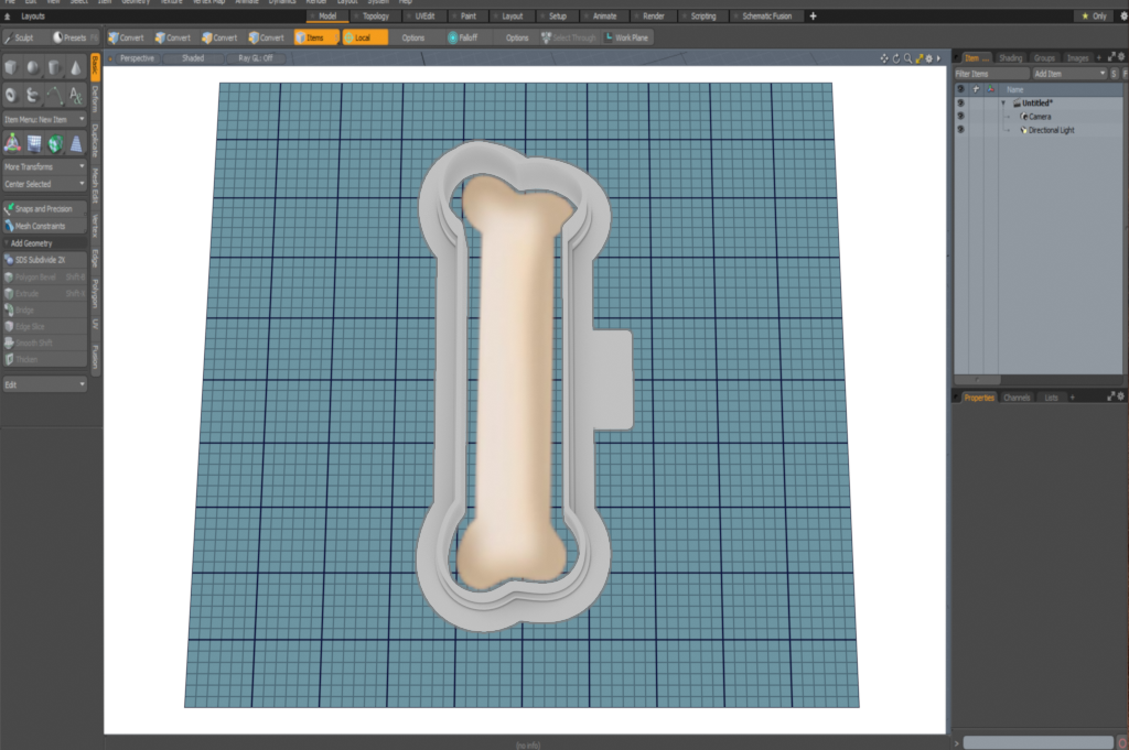 Femur Bone Cutter STL File