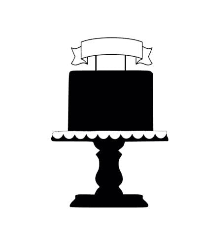 Cake with Topper Cutter STL File