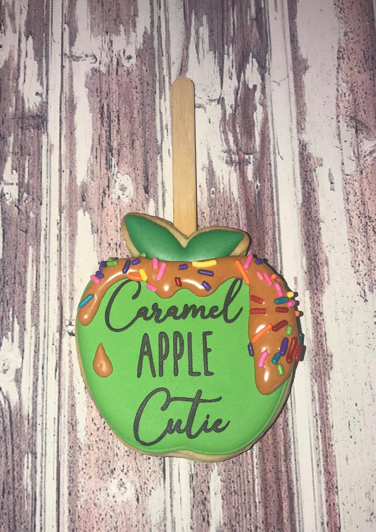 Caramel Apple Cutie Stencil and Cutter Combo