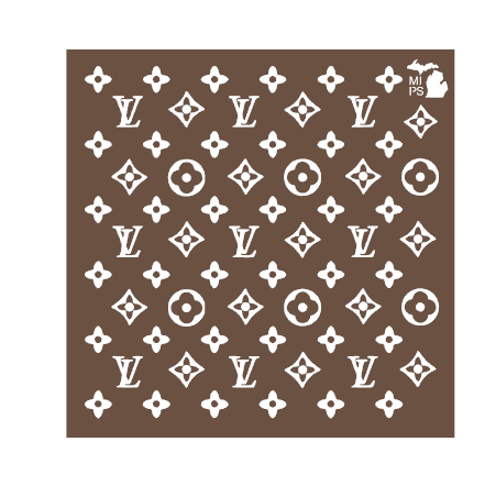Louis Vuitton Logo Pattern For Cricut