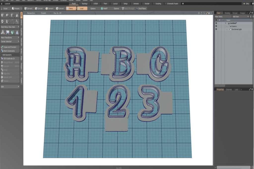 Mr. Sunshine - Alpha and Number Cutter Set