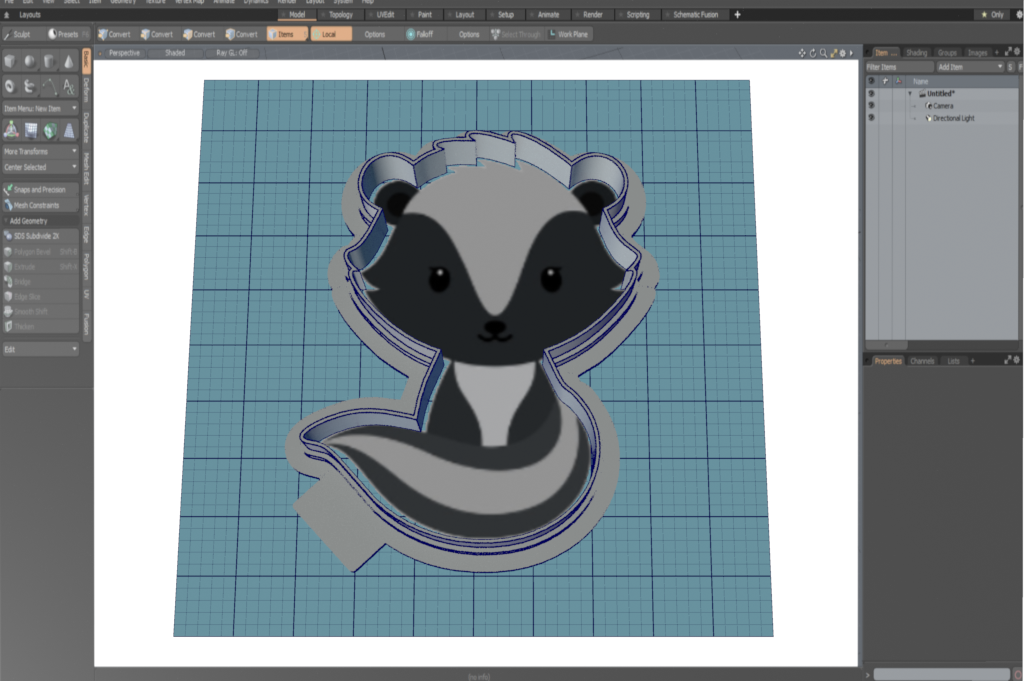 Skunk (Woodland) Cutter