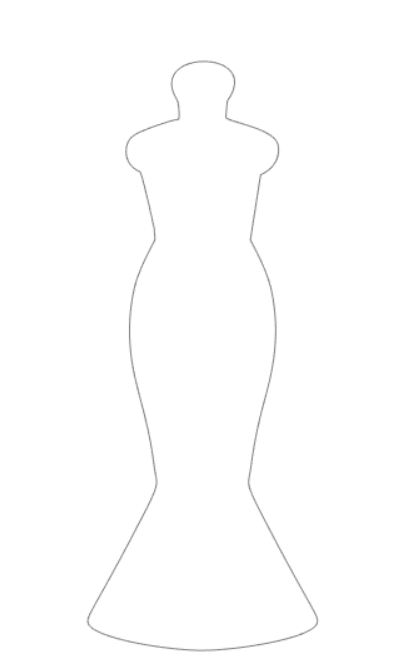 Wedding Dress Model - Sleek - Cutter