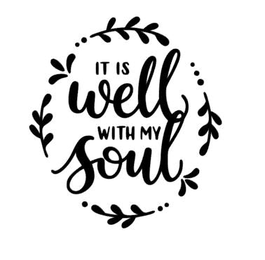 Well With My Soul - Acrylic Stamp