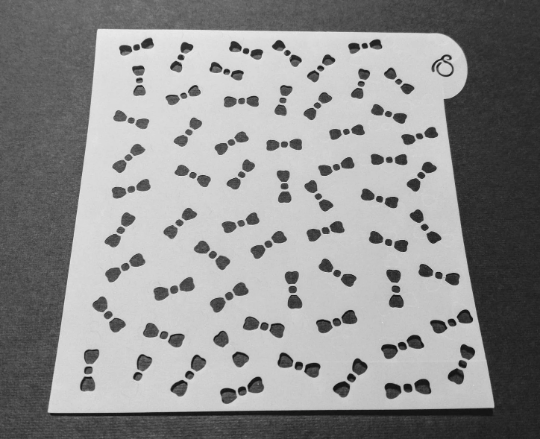 Bow Tie Pattern Stencil