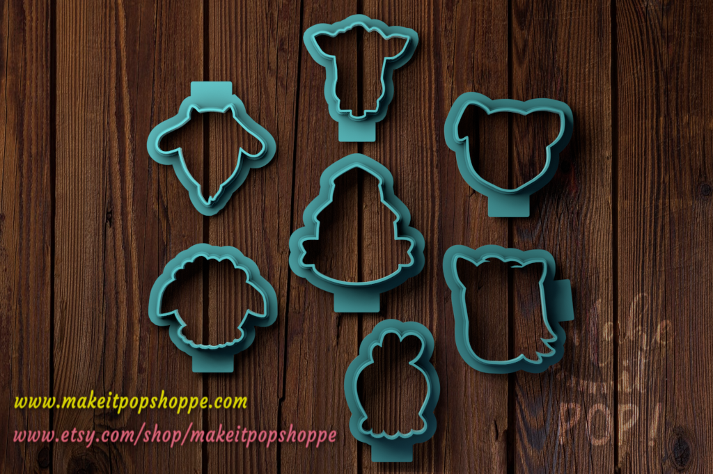 Farm Animals (With Barn) Bundle Cutter