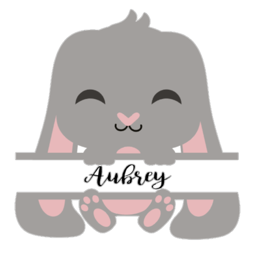 Gray Bunny Plaque Cutter STL File