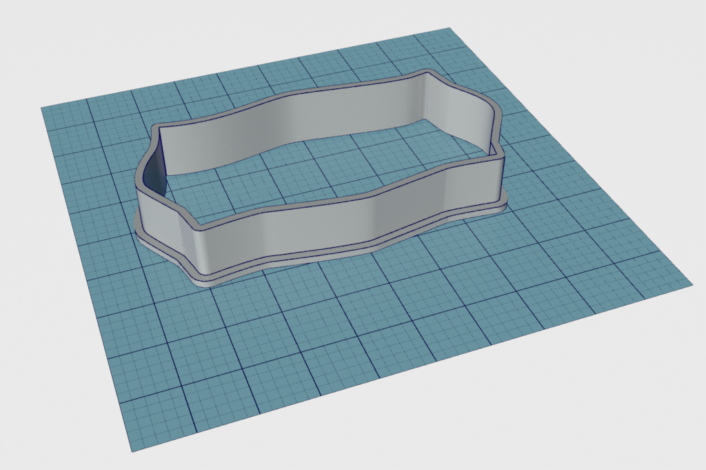 Plaque Round Skinny Cutter STL File