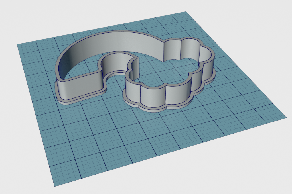 Rainbow Cloud Cutter STL File