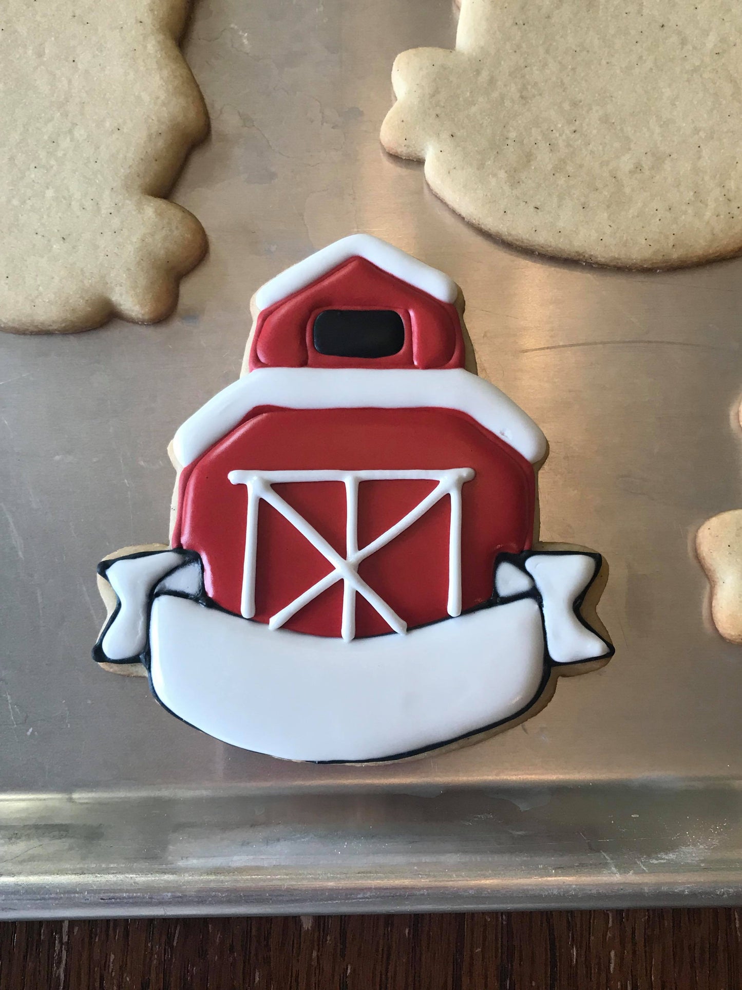 Barn with Banner Cutter