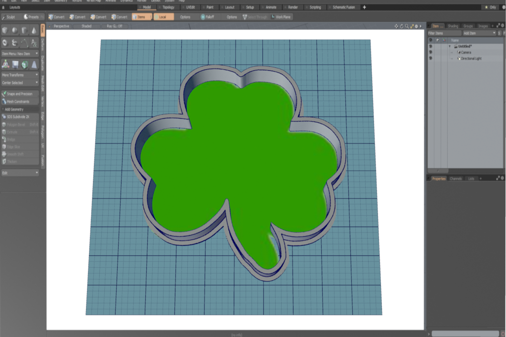 Shamrock Cutter STL File