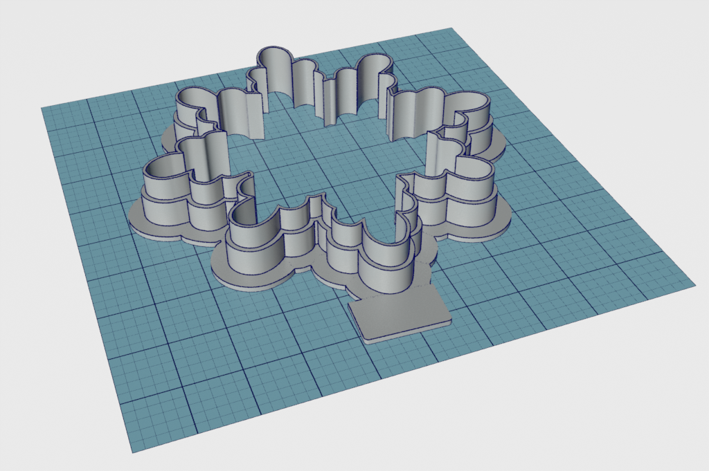 Snowflake Flower Cutter STL File
