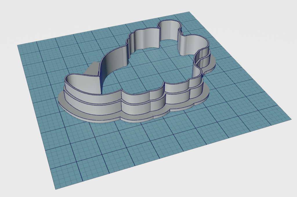 Triceratops Party Hat Cutter STL File