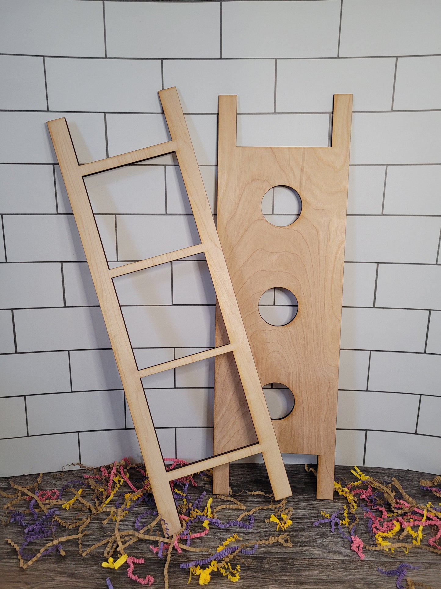 Leaning Ladder Décor - Interchangeable - DIY Kit