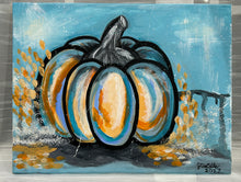 Load image into Gallery viewer, The Teal Pumpkin - Canvas Painting Party
