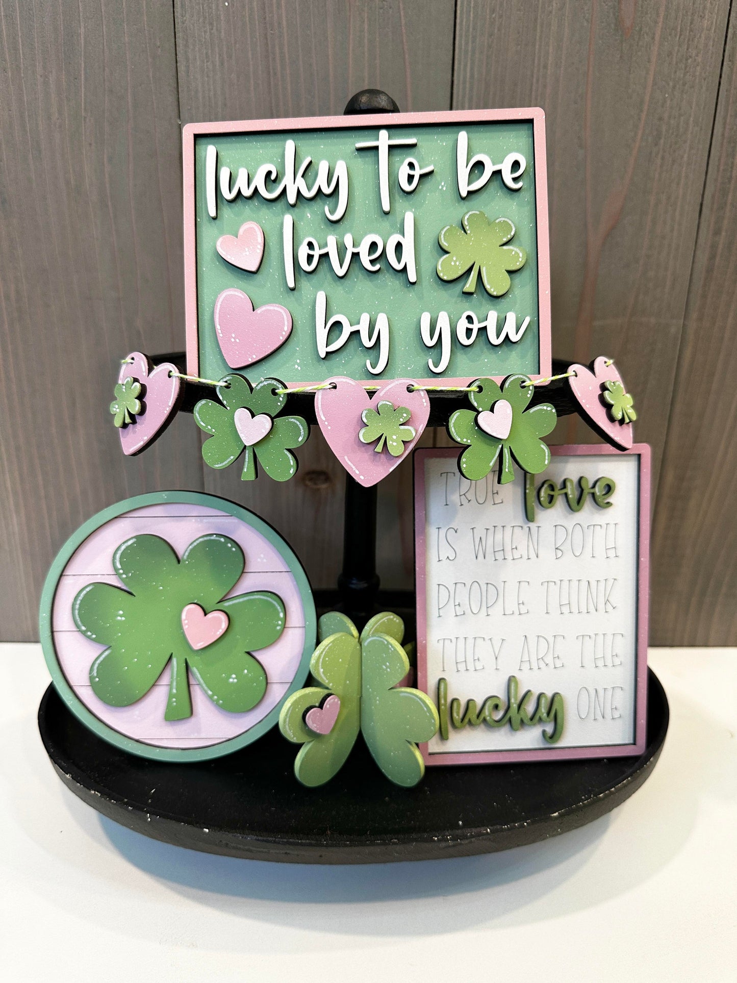 Lucky in Love  - Tiered Tray - DIY Kit