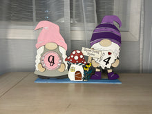 Load image into Gallery viewer, Pair of Gnomes - Interchangeable Standing - DIY Kit
