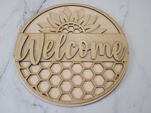 Load image into Gallery viewer, Sunflower Welcome - Door Hanger - DIY Kit
