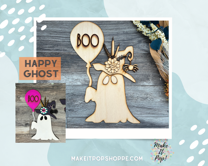 Happy Ghost - Standing Decor - DIY Kit (Copy)