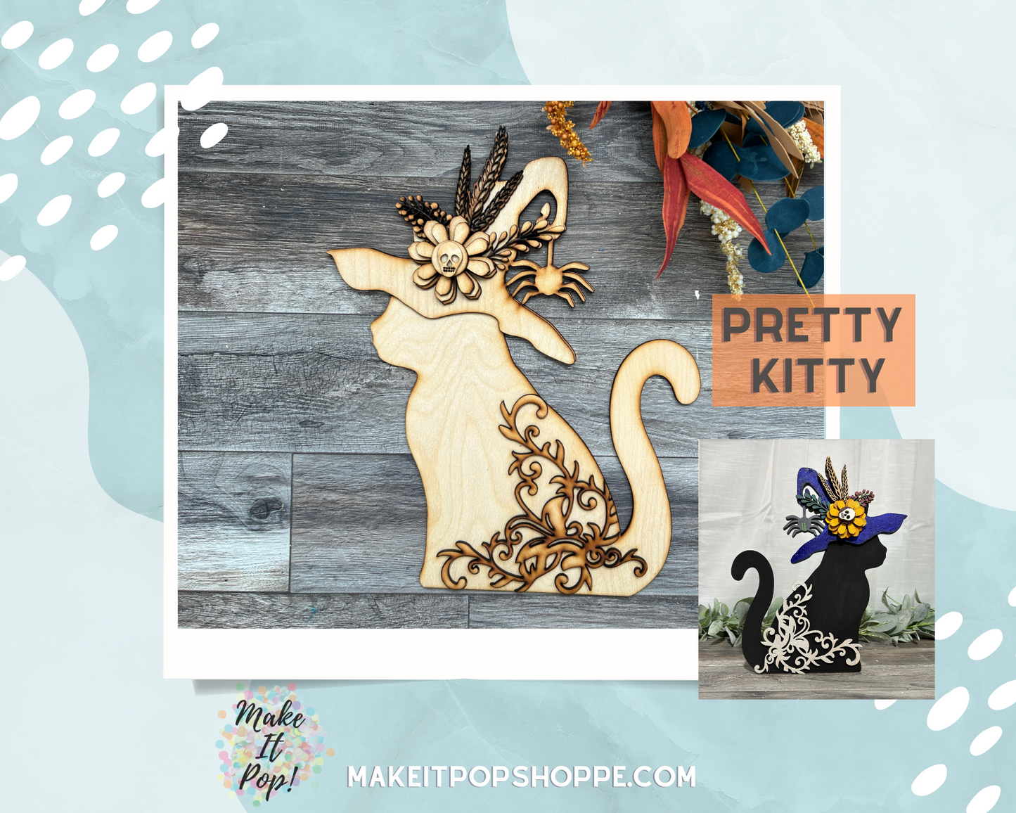 Pretty Kitty - Standing Decor - DIY Kit