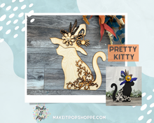 Load image into Gallery viewer, Pretty Kitty - Standing Decor - DIY Kit
