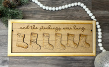 Load image into Gallery viewer, Stocking Hung - Personalized Standing Décor - DIY Kit
