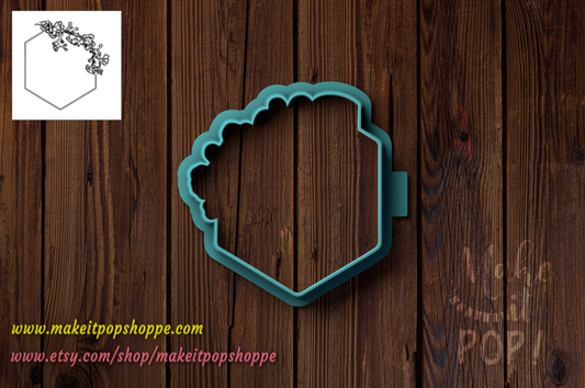 Floral Hexagon Cutter
