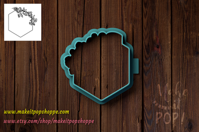 Floral Hexagon Cutter