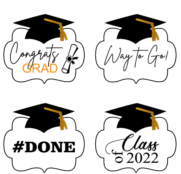 Grad Cap Plaque Cutter STL File