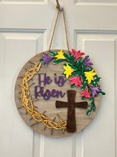 Load image into Gallery viewer, He is Risen - Door Hanger (round) - DIY Kit
