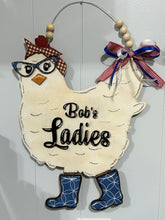 Load image into Gallery viewer, Retro Chicken - Door Hanger - DIY Kit
