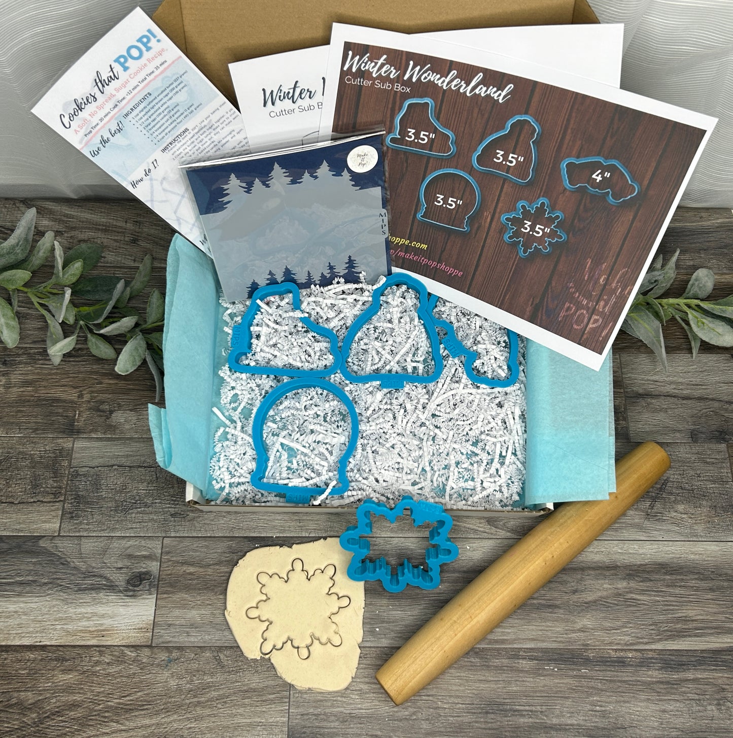 Winter Wonderland Cookie Cutter Box