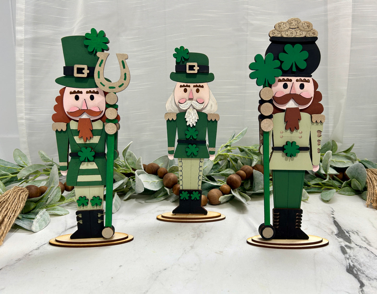 St. Patrick's Day Nutcracker - Standing Decor - DIY Kit