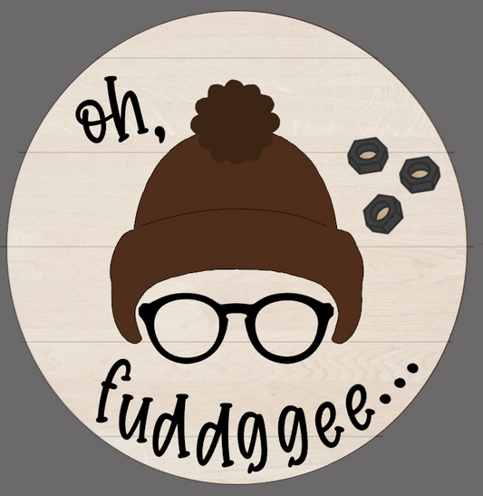 Oh, Fuddggee - Door Hanger - DIY Kit