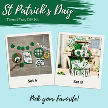 Load image into Gallery viewer, St. Patrick&#39;s Day - Tiered Tray - DIY Kit
