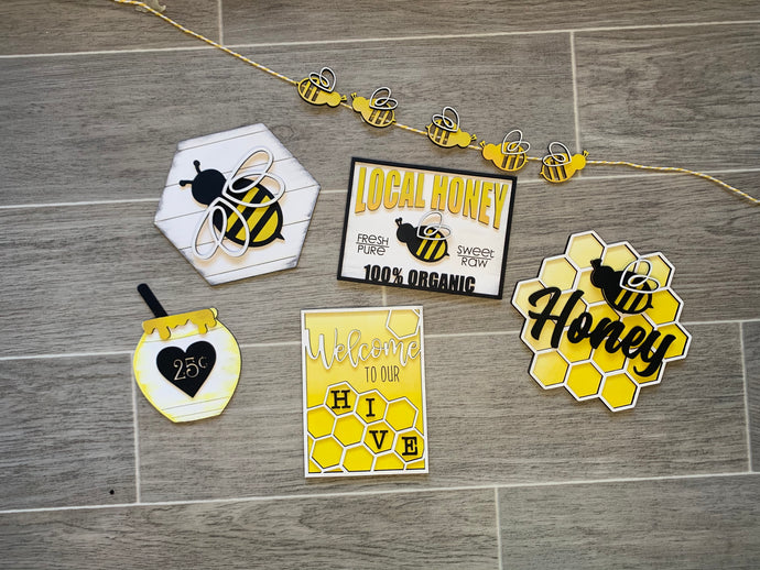 Bumble Bee - Tiered Tray - DIY Kit