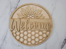 Load image into Gallery viewer, Sunflower Welcome - Door Hanger - DIY Kit
