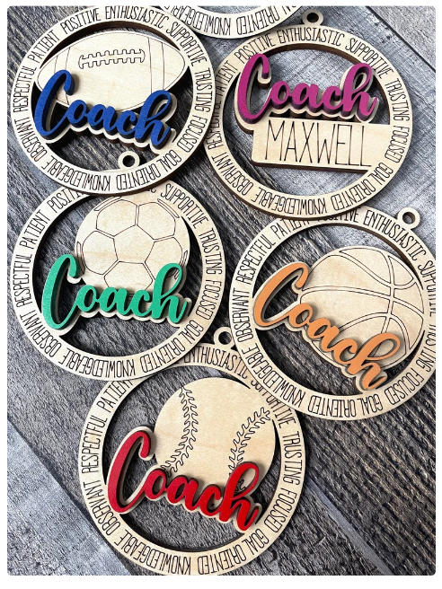 Coach - Ornament - DIY Kit