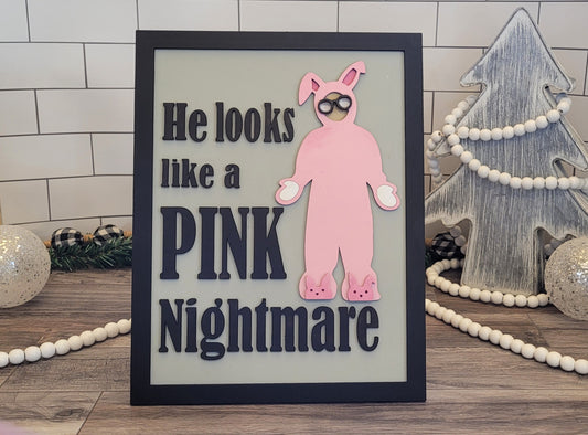 Pink Nightmare - Shelf Sitter Decor - DIY Kit