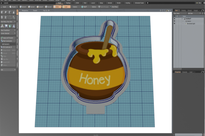 Honey Pot Cutter STL File